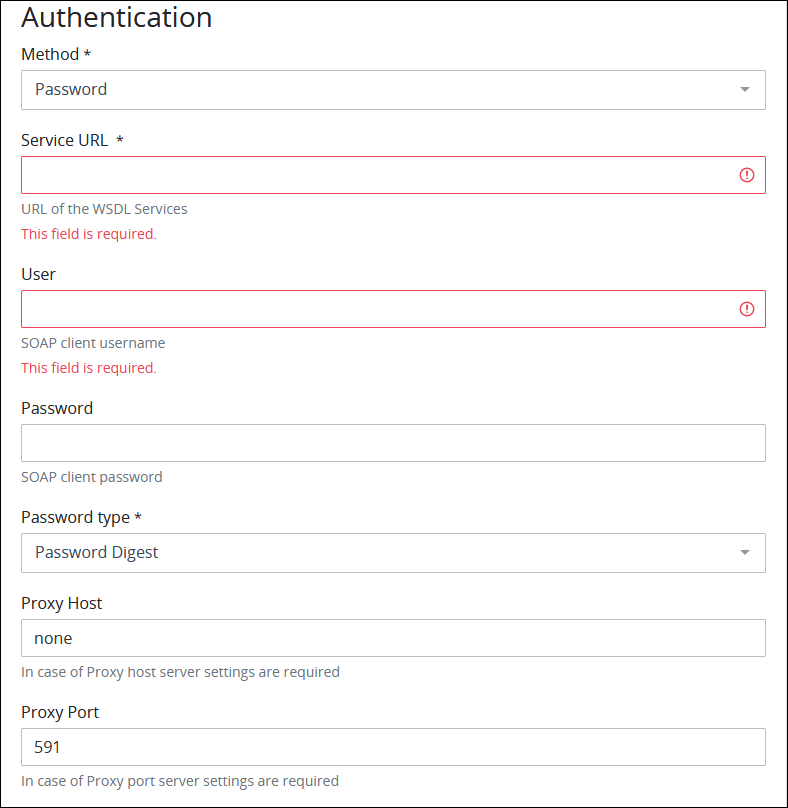 Edit a SOAPType Data Connector ProcessMaker Platform Documentation